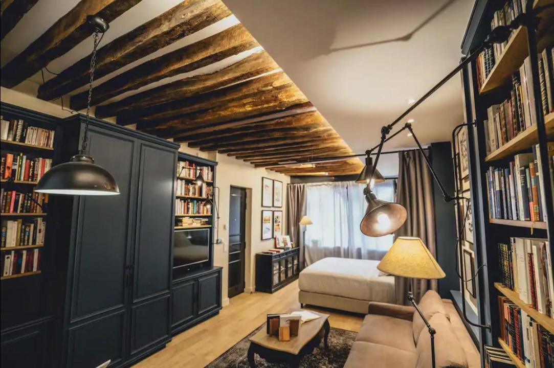 Quartiers Enfants Rouges,Bretagne - Appartement D'Architecte 4P Paris Luaran gambar